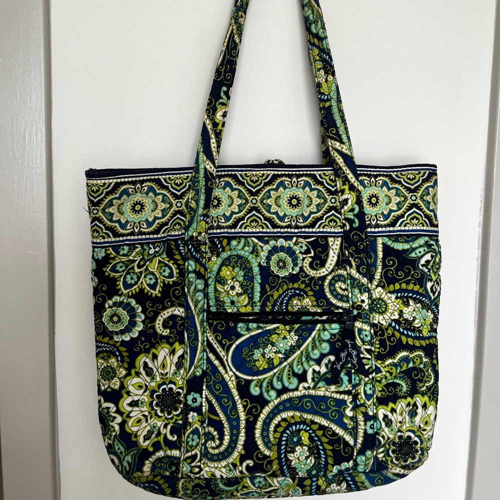 Vera Bradley Retired Rhythm and Blues Tote Bag